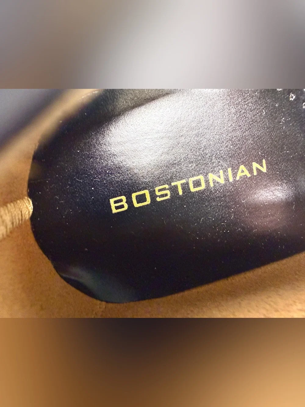 Bostonian Black Leather Penny Slip-On Loafers